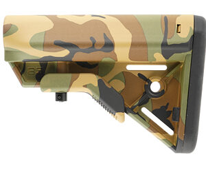 B5BRV-1184_1 B5 Systems BRAVO Stock — Woodland Camo Mil-Spec