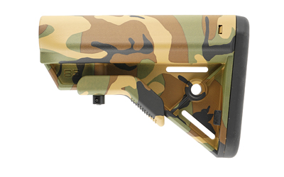 B5 Systems BRAVO Stock — Woodland Camo Mil-Spec