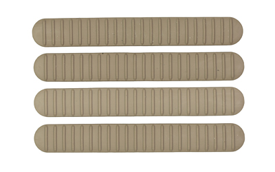B5 Systems M-LOK Rail Cover FDE — 4-Pack