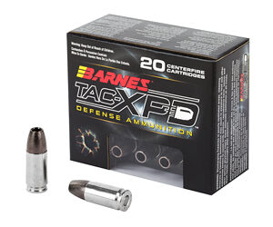 Barnes TAC-XPD 9mm +P 115 gr TAC-XP HP 20rd Box