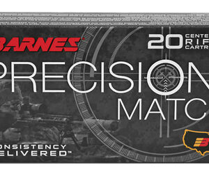 Barnes Precision Match 6.5 PRC 145gr OTM BT – 20rd Box