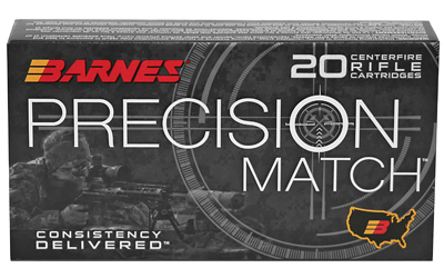 Barnes Precision Match 6.5 PRC 145gr OTM BT – 20rd Box