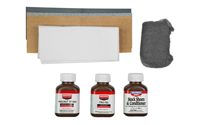 Birchwood Casey Tru-Oil Stock Finish Kit, 3×3 oz, Walnut