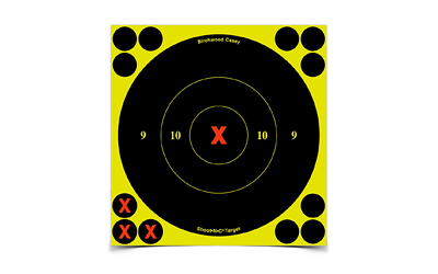 BC34560_1 Birchwood Casey Shoot-N-C 6″ X-Bullseye Target 60 Pack