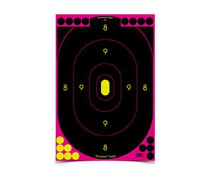 Birchwood Casey Shoot-N-C 12″ x 18″ Pink Silhouette – 5 Pack