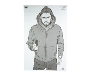 Birchwood Casey Bad Guy Target 23 x 35 in. 100 Pack