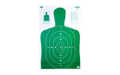 BC37017_1 Birchwood Casey EZE-Scorer BC27 Green Paper Targets 100/ct