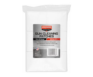 Birchwood Casey 3 in. Square Cleaning Patches, .50 Cal/12 & 20GA, 300