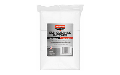 Birchwood Casey 3 in. Square Cleaning Patches, .50 Cal/12 & 20GA, 300