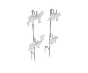 Birchwood Casey BC-41579 Rimfire Animal Target Kit 1/4″ AR500