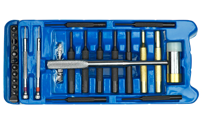 BC42021_1 Birchwood Casey Weekender Gunsmith Kit, 27-Piece (Blue)