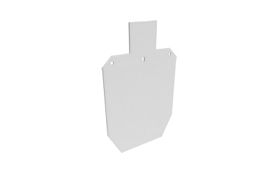 BC47663_1 Birchwood Casey IPSC Silhouette Target – 3/8″ AR500