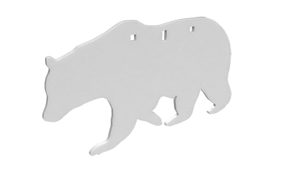 Birchwood Casey AR500 3/8-inch Silhouette Bear Target