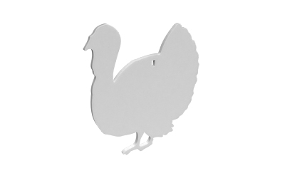 Birchwood Casey AR500 3/8″ Turkey Silhouette Target