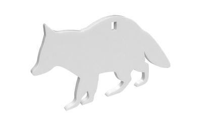 Birchwood Casey AR500 3/8in Raccoon Silhouette Target 12in