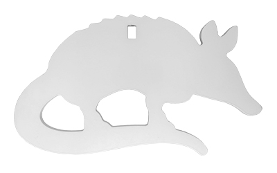 Birchwood Casey AR500 Armadillo 3/8-inch Silhouette Target 13-inch