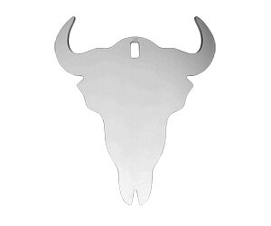 Birchwood Casey AR500 Skull Silhouette Target, 3/8″ Steel