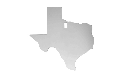 Birchwood Casey AR500 3/8-inch Texas Silhouette Target