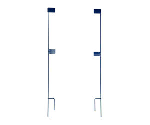 Birchwood Casey Adjustable Target Stakes 36″ Blue Steel, 2 Stakes