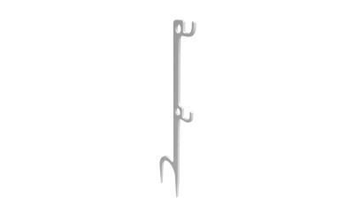 BCCFGSTH2_1 Birchwood Casey Steel Target Hanger Double Hook, 30-inch White