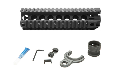 BCM Gunfighter QRF 8″ Quad Rail Free-Float Handguard Black