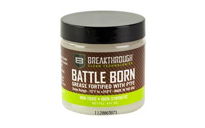 Breakthrough Battle Born Grease w/ PTFE 4 oz Jar — Clear