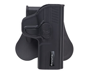Bulldog Rapid Release Paddle Holster — Glock 19/23/32, RH, Black