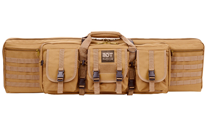 BDT37-42T_1 Bulldog Deluxe 42″ Double Tactical Rifle Case – Tan