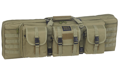 BDT60-37G_1 Bulldog BDT6037G Tactical Double Rifle Case 37-inch Green
