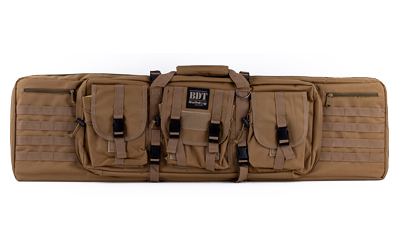BDT60-43T_1 Bulldog BDT Elite Double Tactical Rifle Bag 43″ Tan