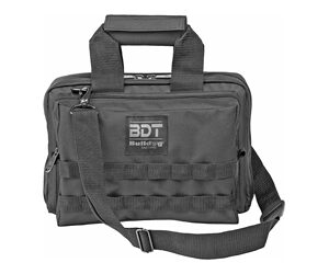 Bulldog Deluxe 2 Pistol Range Bag w/ Strap & MOLLE – Black