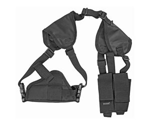Bulldog Deluxe Shoulder Holster — 2-4″ Barrel Black Ambidextrous