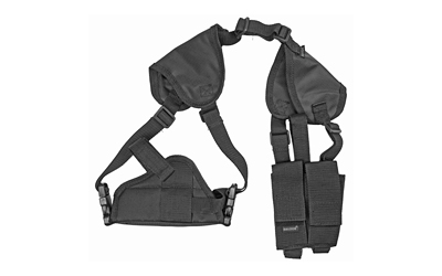 Bulldog Deluxe Shoulder Holster — 2-4″ Barrel Black Ambidextrous