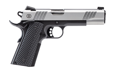 BERB19117050SBBK_1 Bersa B1911 .45 ACP 5″ Two-Tone Stainless/Black Pistol