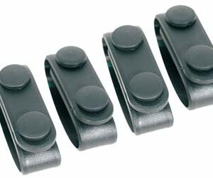 Blackhawk Molded Belt Keepers 4-Pack, Black