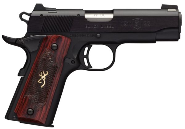 BR051-852490 Browning 1911-22 Medallion Compact .22 LR Rosewood