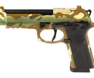 Beretta 92XI 9mm SAO 18rd Multicam Cerakote 4.7 in