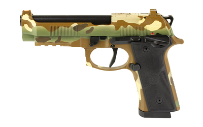 Beretta 92XI 9mm SAO 18rd Multicam Cerakote 4.7 in