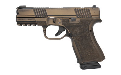 BRO-FLP-9MM-BB-PLUS_1 Black Rain Frontline+ 9mm Compact 15+1 Burnt Bronze