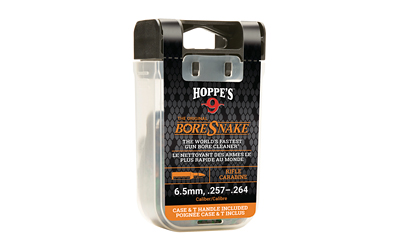 Hoppe’s BoreSnake Den Rifle 257/6.5mm w/ T-Handle & Case