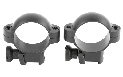 Burris Deluxe Solid Steel 1 in Medium Rimfire Rings – Matte