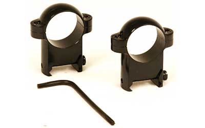 Burris Zee Rings 1″ High Gloss Black Steel Weaver-Style