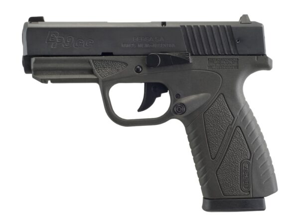 BersaConcealCarryBlkUrbanGrey9mm Bersa BP9CC 9mm Concealed Carry Pistol – Urban Grey/Black