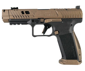 Canik TTI Combat 9mm 4.6″ Pistol — Bronze/Black, 2x18rd
