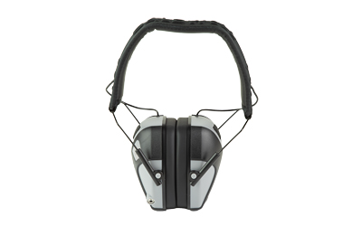 CAL1099602_1 Caldwell E-Max Pro Electronic Earmuffs, Gray/Black, 23 dB