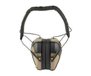 Caldwell E-Max Pro Electronic Earmuff — FDE/Black, 23 dB NRR
