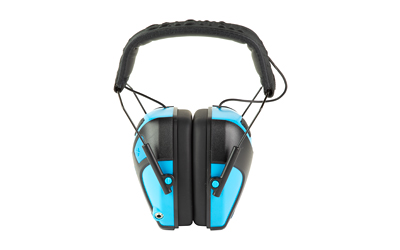 CAL1103307_1 Caldwell E-Max Pro Small Electronic Earmuff – Neon Blue