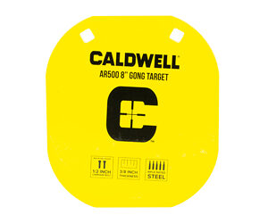 Caldwell AR500 8″ Yellow Steel Gong Target