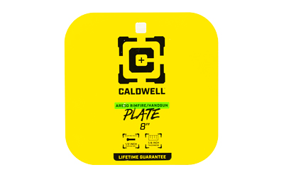 CAL4002878_1 Caldwell AR500 8″ 1/4″ Rimfire/Handgun Steel Gong