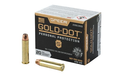 CCI23913GD_1 Speer Gold Dot .327 Federal Magnum 100 gr GDHP 20rd